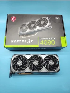 *Clearance* (FOR PARTS) MSI RTX 4090 VENTUS 3X (No Core & VRAM) With Box - Picture 1 of 9