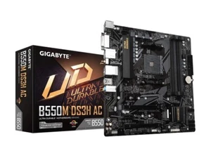 (Factory Refurbished) GIGABYTE B550M DS3H AC AM4 AMD Micro ATX AMD Motherboard - Picture 1 of 7