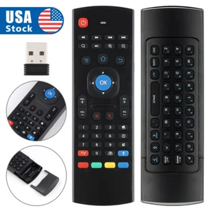 New Air Fly Mouse 2.4G Wireless Keyboard for Android TV PC Voice Remote Control - Picture 1 of 8