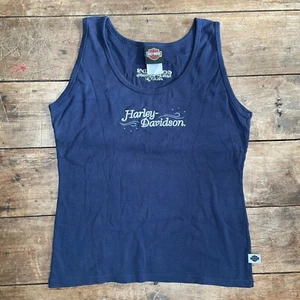 Harley Davidson Tank Top. Women's L. 100% Cotton. Crete, IL. - Picture 1 of 7