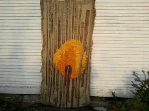 vintage,custom,hand crafted,art tapestry by Maria Svatina,double sided,fiber art - Picture 1 of 18