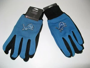 TWO PAIR OF DETROIT LIONS SPORT UTILITY GLOVES FROM FOREVER COLLECTABLES - Picture 1 of 1