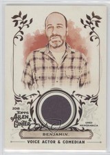 2018 Topps Allen & Ginter's Full-Size Relics A H Jon Benjamin #FSRA-HB