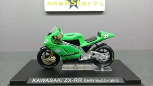 1/24 IXO Modellino Moto Kawasaki ZX-RR Garry McCoy 2003 #8 Motogp - Foto 1 di 8