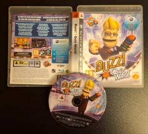 PS3 Buzz ! Quiz world Playstation 3 game + manual Dutch German French - Imagen 1 de 3