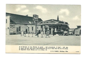 Stazione di servizio B&W MR TOBEY'S RED CROWN ~ PHILLIPS, WI - Foto 1 di 1
