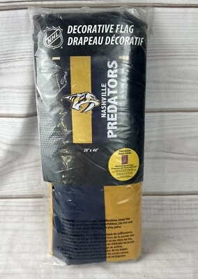 Nashville Predators, azul/amarillo 44"" x 28"" pulgadas bandera decorativa exterior NHL Foto 1 de 4