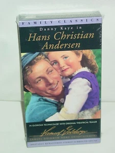 VHS Tape Classic Film Hans Christian Andersen Danny Kaye 1952 Children Story New - Picture 1 of 2