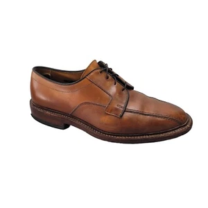 Scarpe Allen Edmonds Hillcrest da uomo in pelle marrone marrone marrone marrone marrone taglia 10 D stringate - Foto 1 di 12