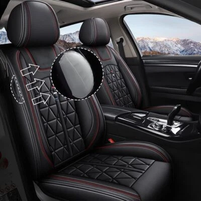 Car Faux Leather Seat Cover Front Rear Protector Pad For TOYOTA PRIUS 2003-2015 Foto 1 de 4