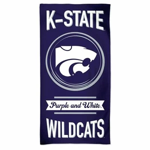 KANSAS STATE WILDCATS BEACH TOWEL 30" X 60" 100% COTTON NEW - Picture 1 of 3