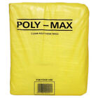 Poly-Max Clear Plastic Polythene Bags for Fruit & Vegetables Storage - 120 Gauge