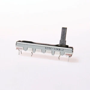  ALPS slide Fader 10KBX2 dual linear pot total length 45mm RS30112 - Picture 1 of 5