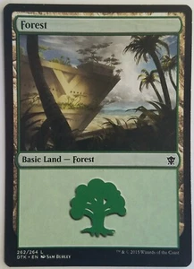 MTG Forest Dragons of Tarkir 262/264 Regular Land - Bild 1 von 2