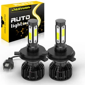 4-Sides H4 9003 LED Headlight Bulbs High Beam Lights FOR INFINITI G35 2003-2005 - Foto 1 di 11