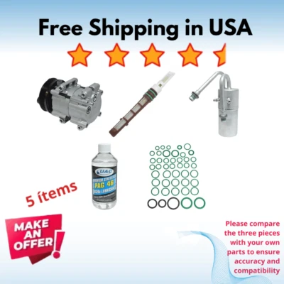 Compresor y secadores aire acondicionado apto para Ford Windstar 1995-1998 Foto 1 de 4