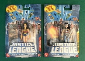 DC Justice League Unlimited Planet Patrol e Wonder Woman con lotto carte lenticolari - Foto 1 di 8