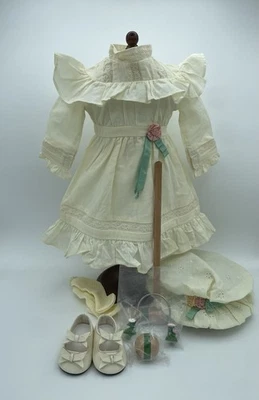 Кукла American Girl Samantha наряд для вечеринки на газоне с туфлями и носками - редкая - Изображение 1 из 4