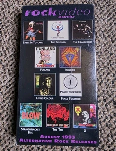 Rock Video Monthly 1993 VHS Tape, Living Colour Funland The The Beloved NEW - Picture 1 of 3