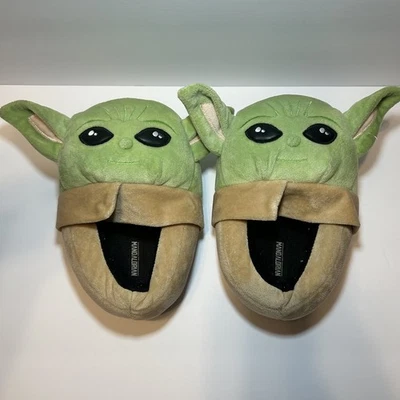 Disney Star Wars Slippers Mandalorian Baby Yoda House Shoes Childrens Size 13/1 - Image 1 of 4