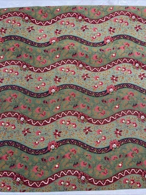 Matters of the Heart Kaye England SSI Floral Cotton Fabric 2 Yards 15 Inches X40 - Image 1 of 3