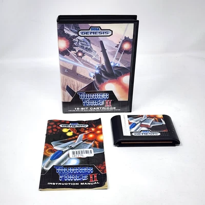Thunder Force II (Sega Genesis) Complete CIB - Authentic & TESTED - Image 1 of 4