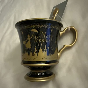 Disneyland Disney World Parks Mary Poppins 60th Anniversary Mug Cup with Spoon - Picture 1 of 4