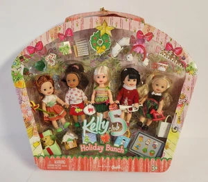 2005 Kelly Club 5 Holiday Bunch Dolls J3694 Kelly Kerstie Kayla Deidre Melody - Picture 1 of 5