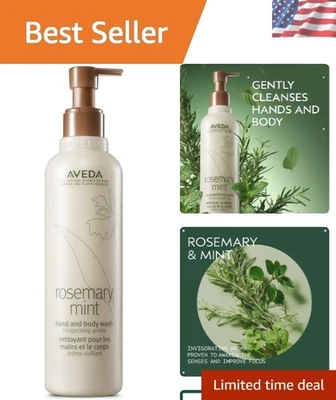 Invigorating Rosemary Mint Hand Wash - Gentle Liquid Soap for Daily Refreshment - Image 1 of 4