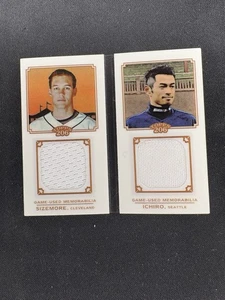 Ichiro Suzuki Grady Sizemore 2010 Topps 206 Jersey Booklet #99/99=1/1 - Picture 1 of 2