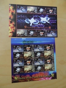 Malediven 2 verschiedene Kleinbogen 4407/10 postfrisch Meerestiere (14136H) - Bild 1 von 1