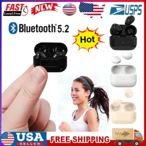 TWS Invisible Bluetooth Earphones Air In-Ear Pod Buds For iphone/Samsung Android - Picture 1 of 25