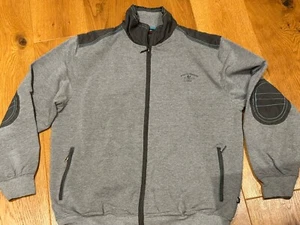 Herren Hajo Loungewear Sport Jacke Trainingsjacke Fitness grau Gr. 50 Guter Zust - Bild 1 von 5
