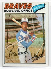 Rowland Office 1977 Topps #524 Atlanta Braves EX {0309
