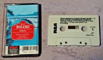 Ravel / Debussy " Bolero / Prelude ..Afternoon Faun " - Cassette - Boston Sympho - Image 1 of 2