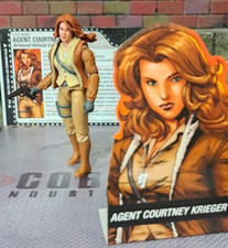 GI JOE ~ 2006 COVERGIRL ~ COURTNEY KRIEGER ~  100% COMPLETE W/ CARD & BONUS