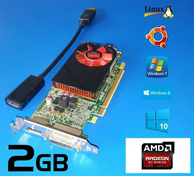 Dell Optiplex 580 740 745 755 760 780 790 960 980 990 SFF DT 2GB Video Card - Image 1 of 2