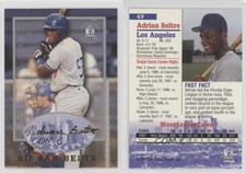 1997-98 Score Board Auto Collection Strongbox Adrian Beltre #49 Rookie RC