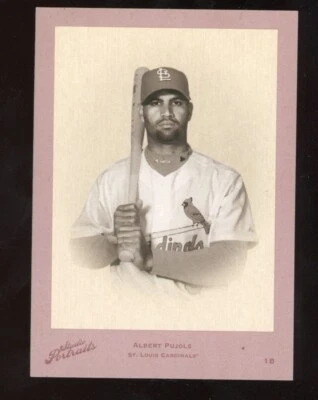 Albert Pujols 2005 Zenith Studio Portraits #SP-5 Serial #d 21/55 Cardinals - Image 1 of 2