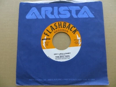 The Box Tops – Cry Like A Baby / Soul Deep - Flashback AFS-9235 7" Single VG+ - Image 1 of 4