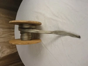 ALPHA WIRE 2178 BRAIDED COPPER TUBULAR 1 INCH 25 FEET SURPLUS - Picture 1 of 6
