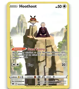 Holograma de resplandor astral Hoothoot TG12/TG30 arte completo - Imagen 1 de 2