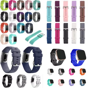Correa de silicona de repuesto para Fitbit Charge 2 3 4↕ > - Imagen 1 de 54