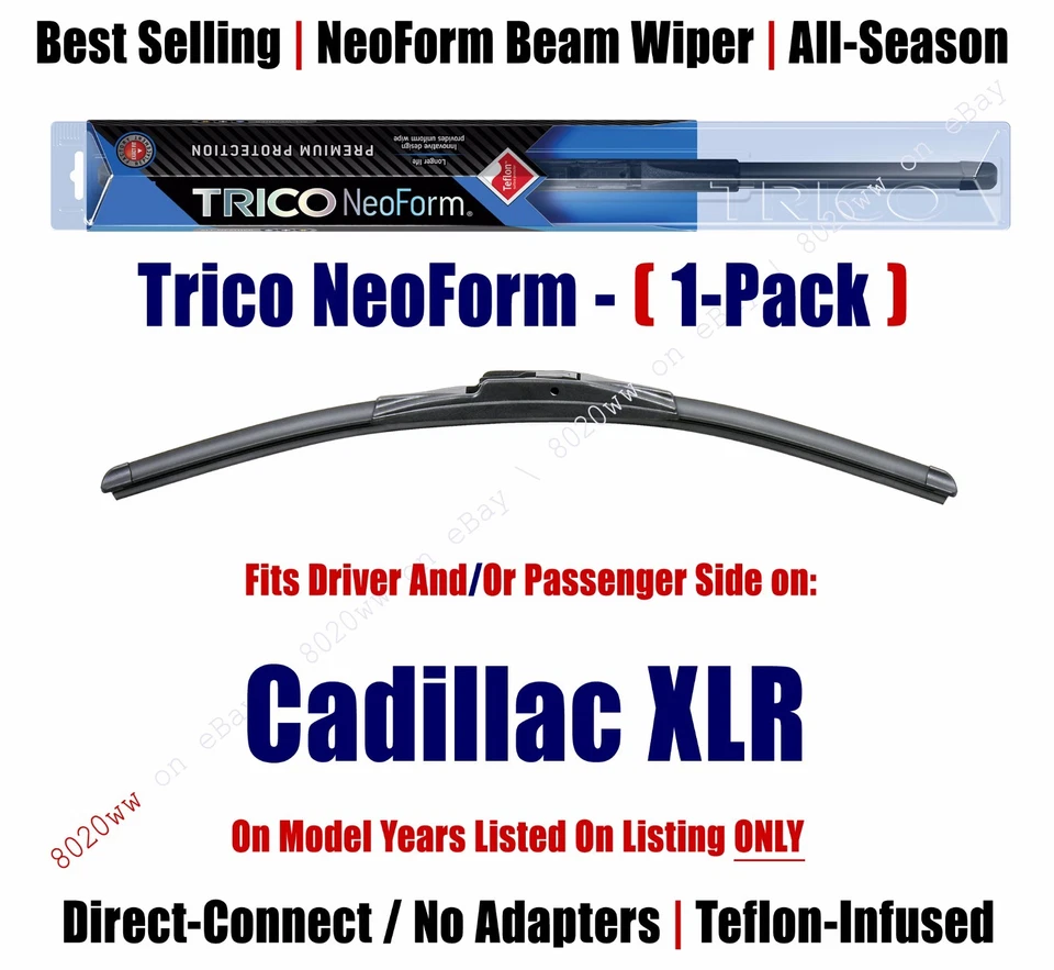 Лезвие стеклоочистителя Super Premium NeoForm (1 шт.) подходит для Cadillac XLR 16200 2004-2009 годов выпуска - Изображение 1 из 1