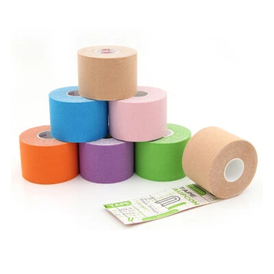 Cinta deportiva 5 cm barra muscular efecto interno cinta de kinesiología palo de pecho Foto 1 de 4