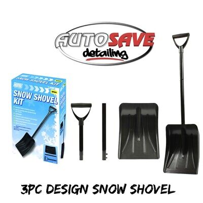 SNOW SHOVEL - COMPACT 3 PIECE DESIGN  - 94cm Assembled • 8.54€