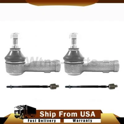 For 1995-1998 Hyundai Sonata 2.0L 4x Steering Tie Rod End Front Inner Outer - Image 1 of 4