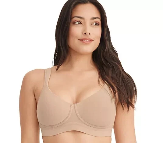 Jockey Cooling Cotton Full Coverage Lined Wirefree Bra Light,40 B  A631878 - Image 1 of 1