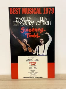 Sweeney Todd Stephen Sondheim Angela Lansbury - Picture 1 of 1