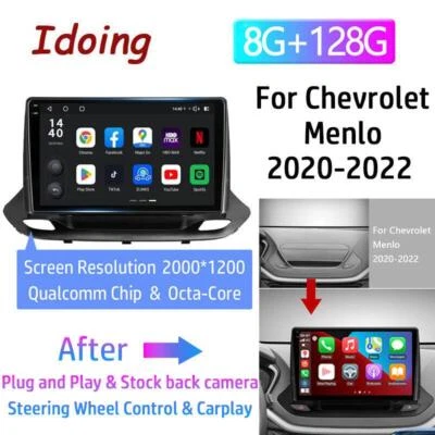 10.2'' Android Car Stereo For Chevrolet Menlo 2020-2022 GPS Navi BT Radio - Image 1 of 4